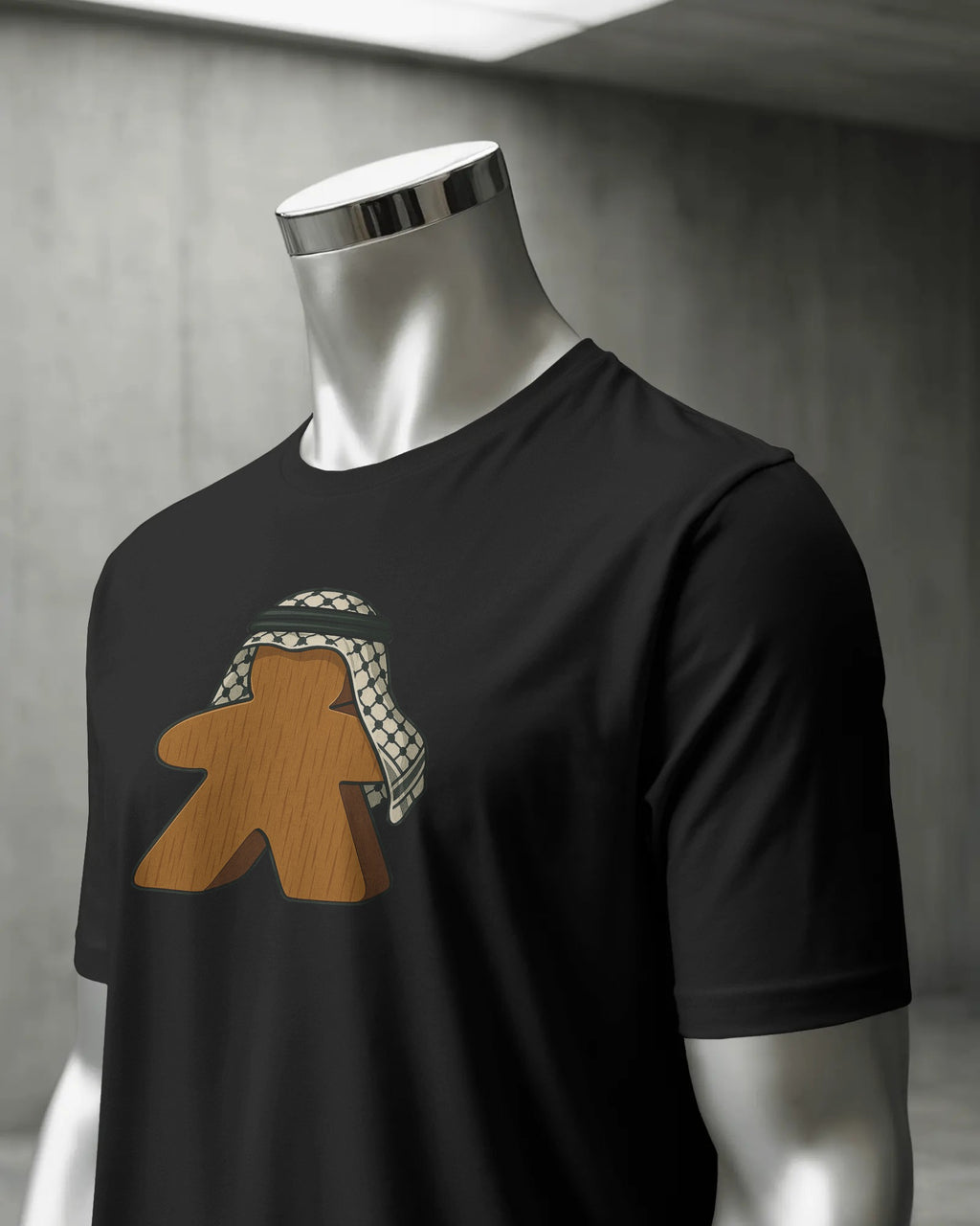 Palestinian Meeple Unisex T-Shirt | Black