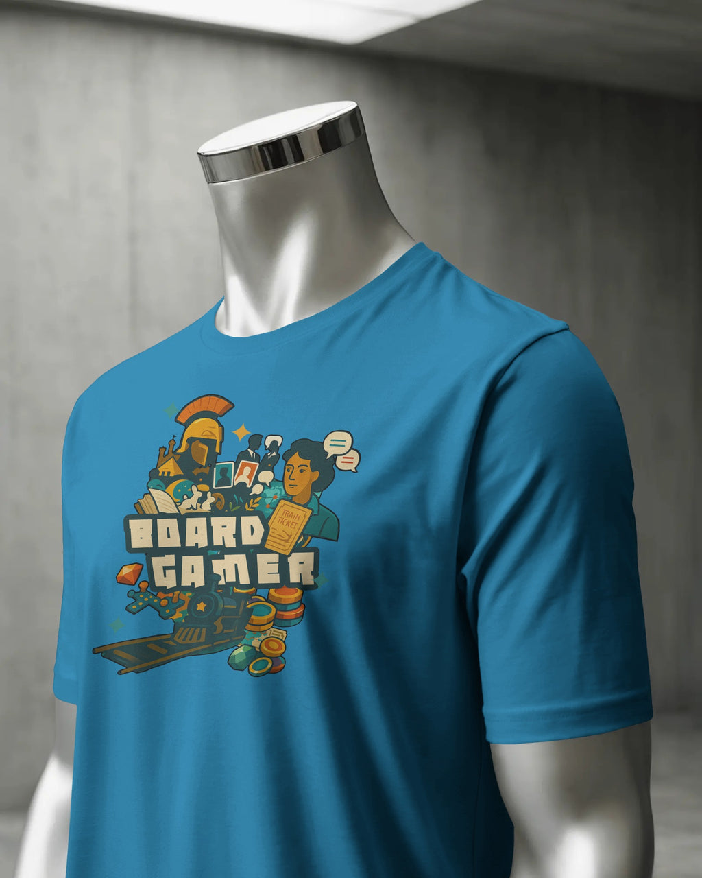 Boardgamer Unisex T-Shirt | English | Blue