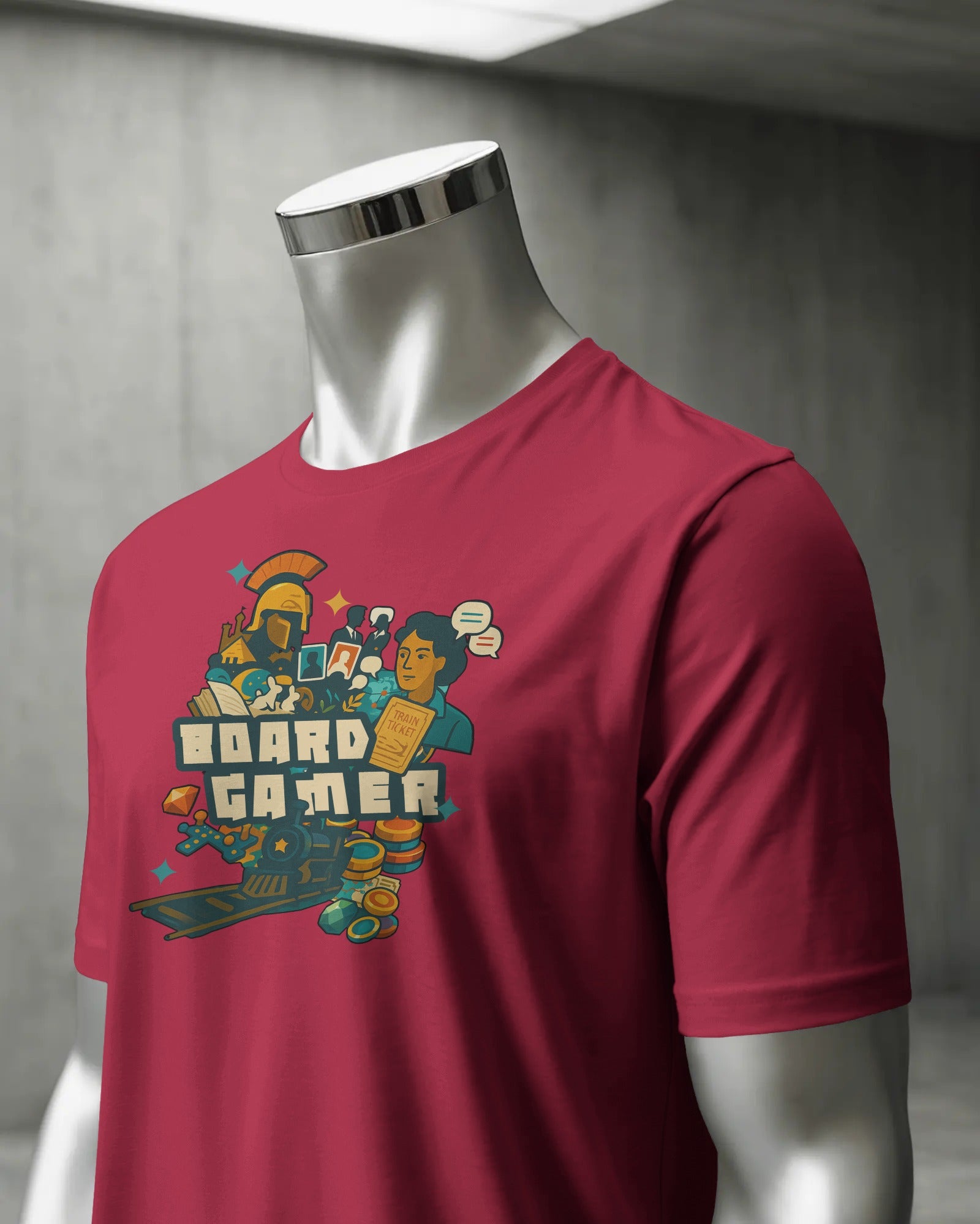 Boardgamer Unisex T-Shirt | English | Red