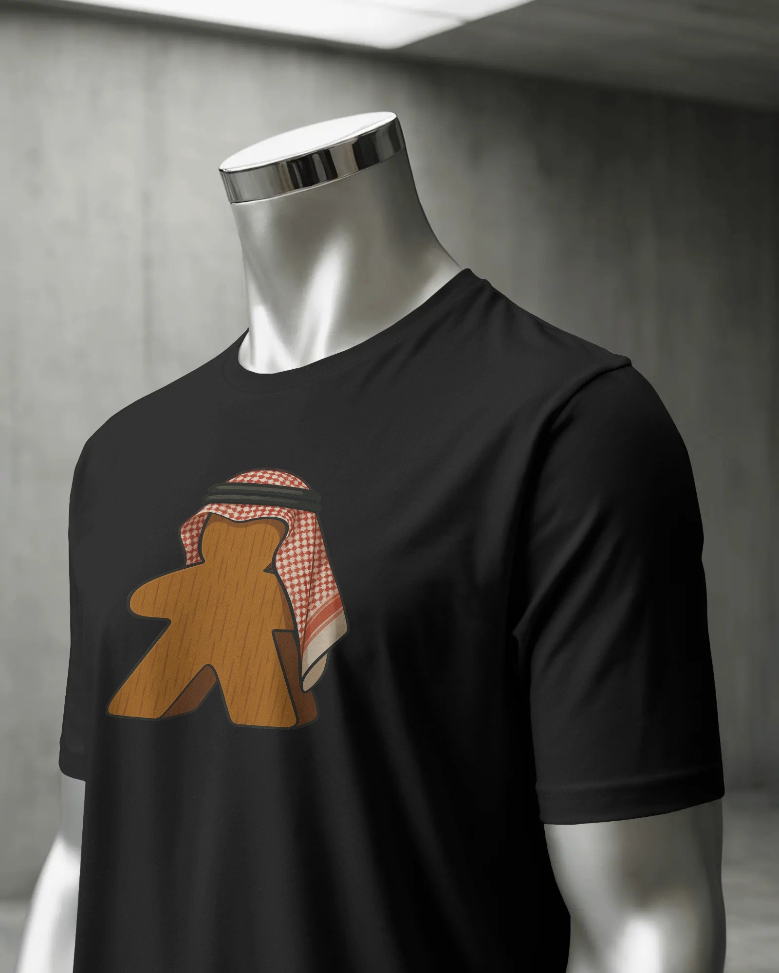 Saudi Meeple Unisex T-Shirt | Black