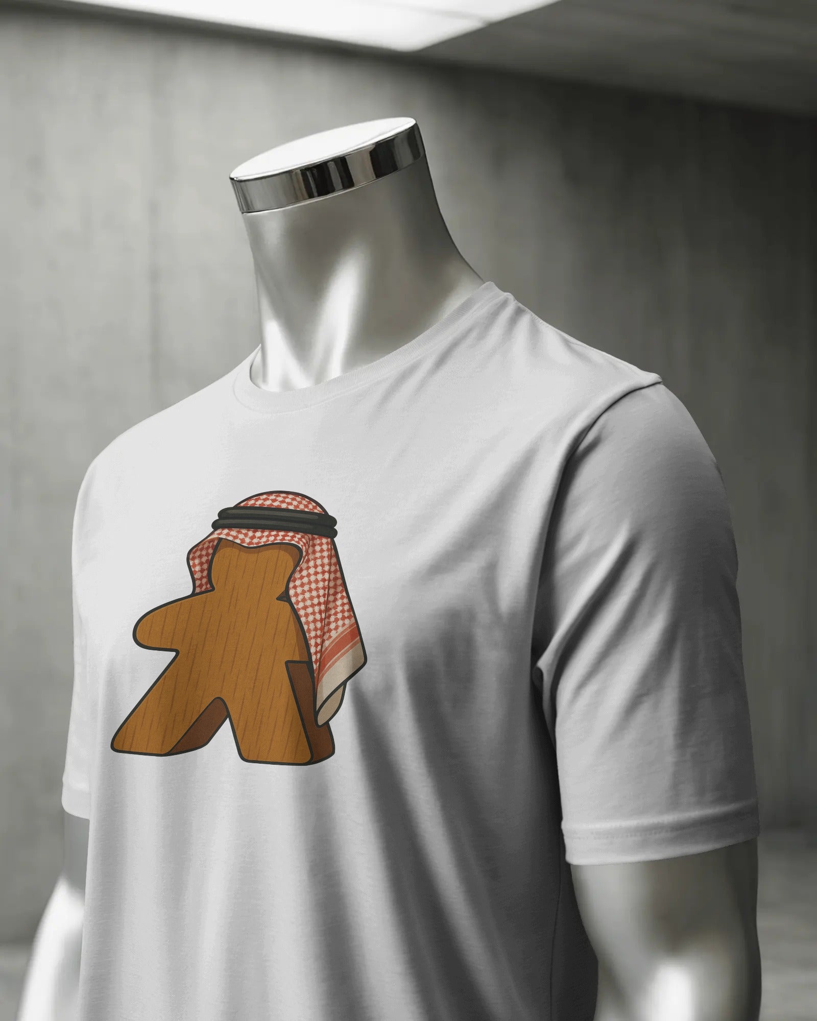 Saudi Meeple Unisex T-Shirt | White