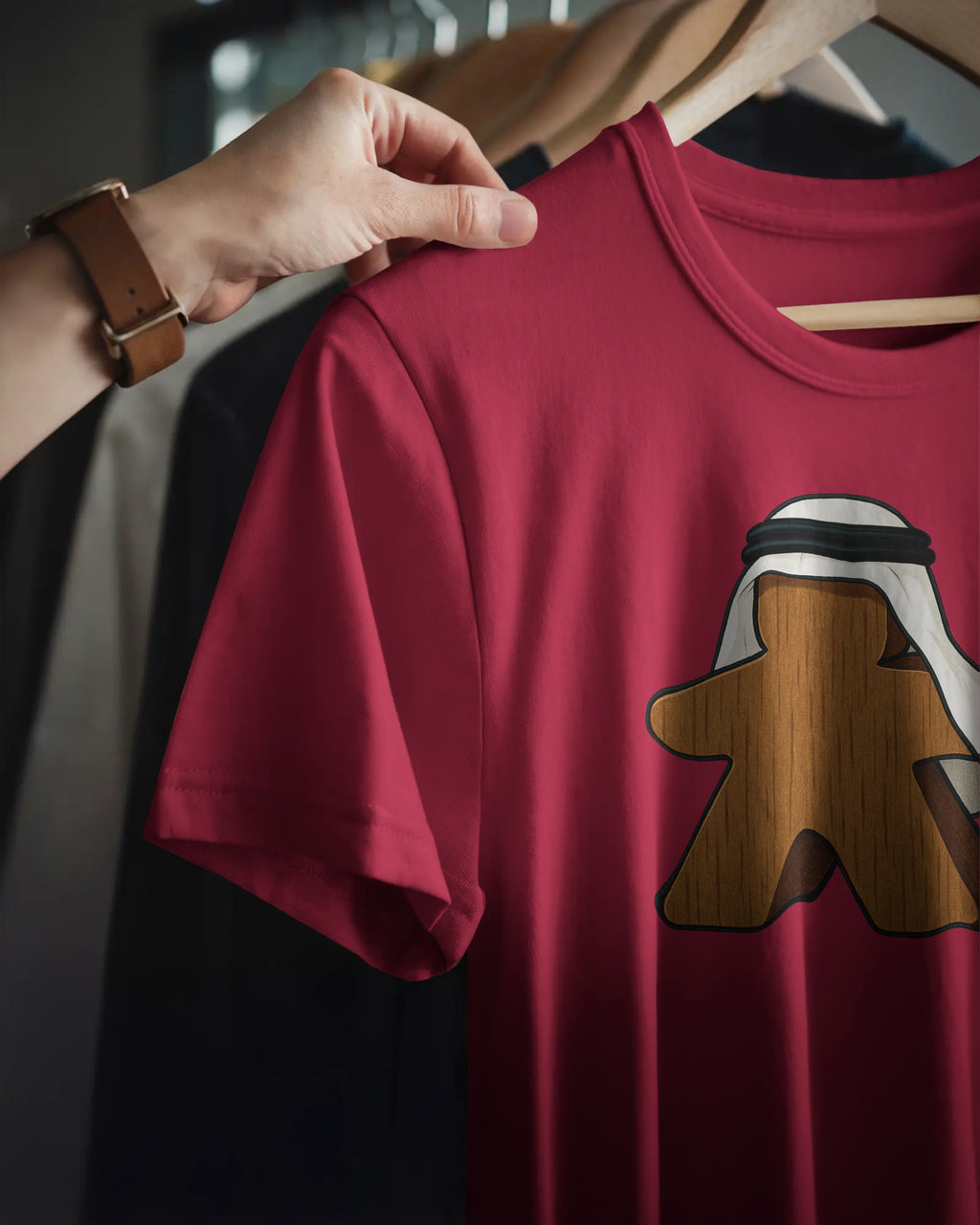 Emirati Meeple Unisex T-Shirt | Red