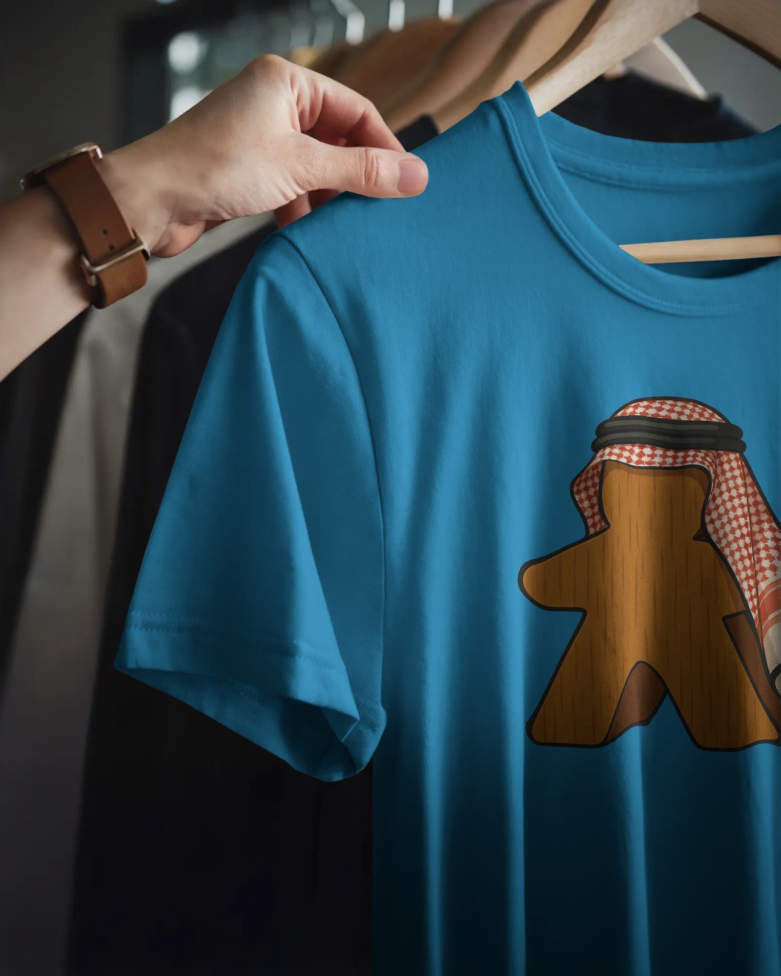 Saudi Meeple Unisex T-Shirt | Blue