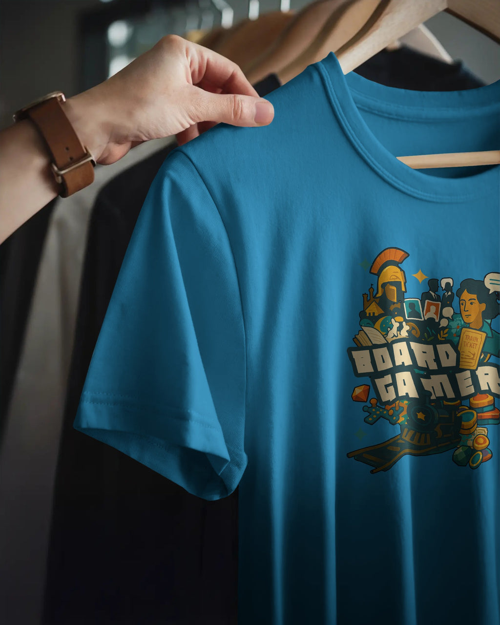 Boardgamer Unisex T-Shirt | English | Blue