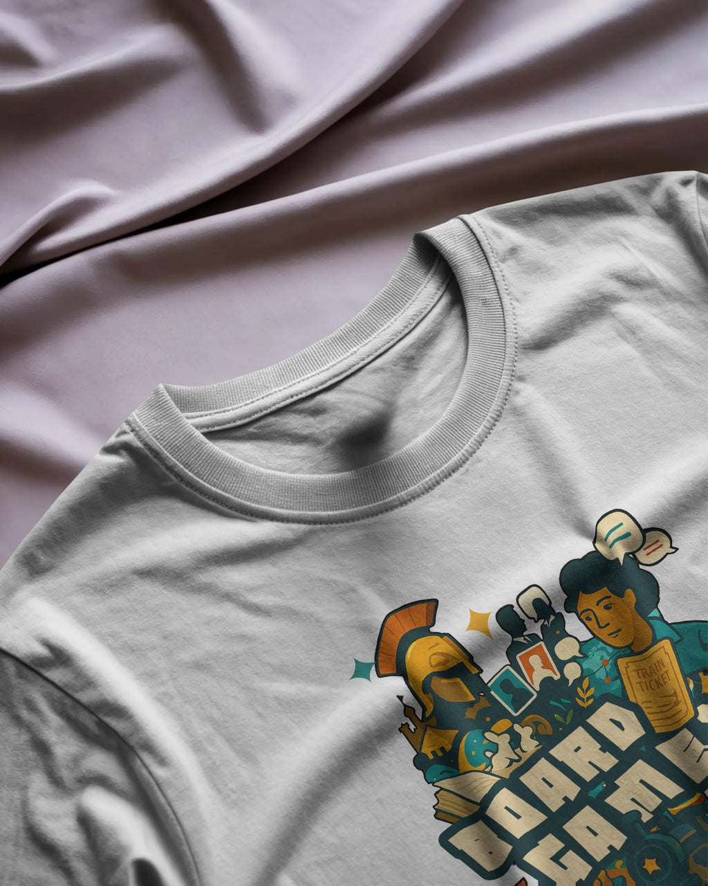 Boardgamer Unisex T-Shirt | English | White